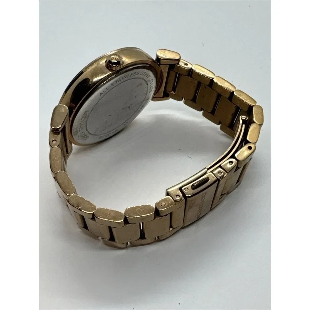 Michael Kors Catlin MK3356 Women's Rose Gold-Tone Analog Dial Wrist Watch JNA844